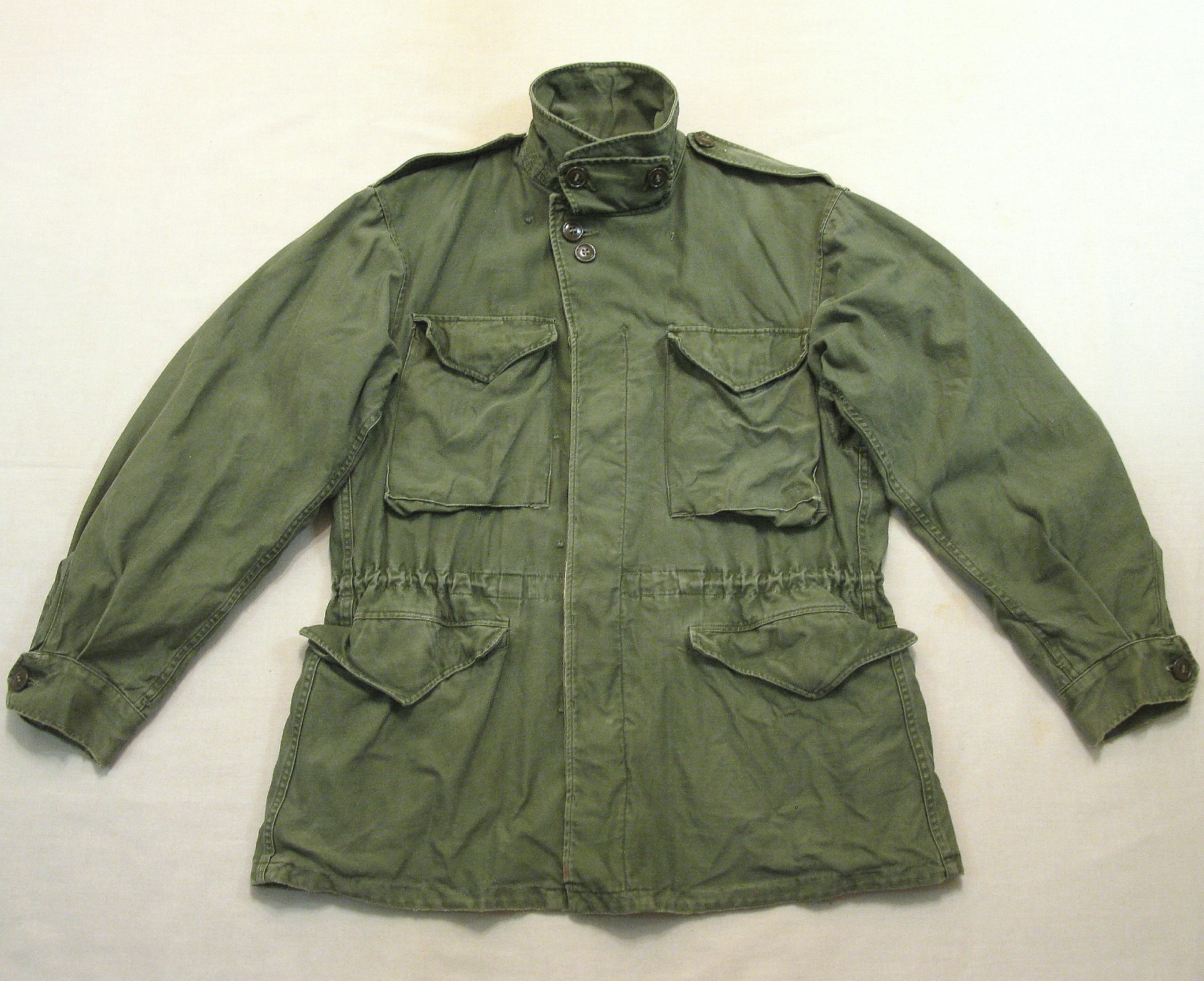 Original Korean War US Army M1950 Field Jacket Medium Reg NICE COND