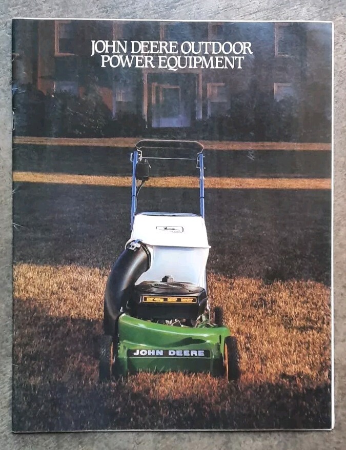 Vintage 1985 John Deere Outdoor Power Equipment Dealers Brochure