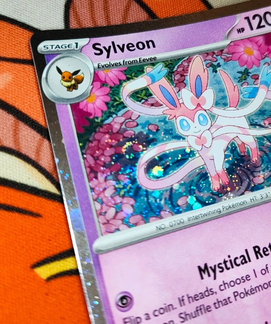 Sylveon 172 🌀 Double Swirl 🌀 – Promo Cosmos Swirl Holo – S&V Pokemon TCG 🌀