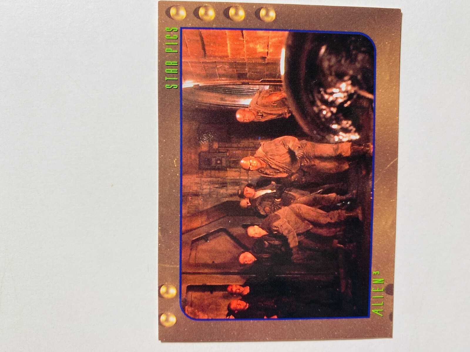 1992 STAR PICS; ALIEN 3 #24 DATALOG; 0:1500HRS, DAY 2 NM-MT CARD