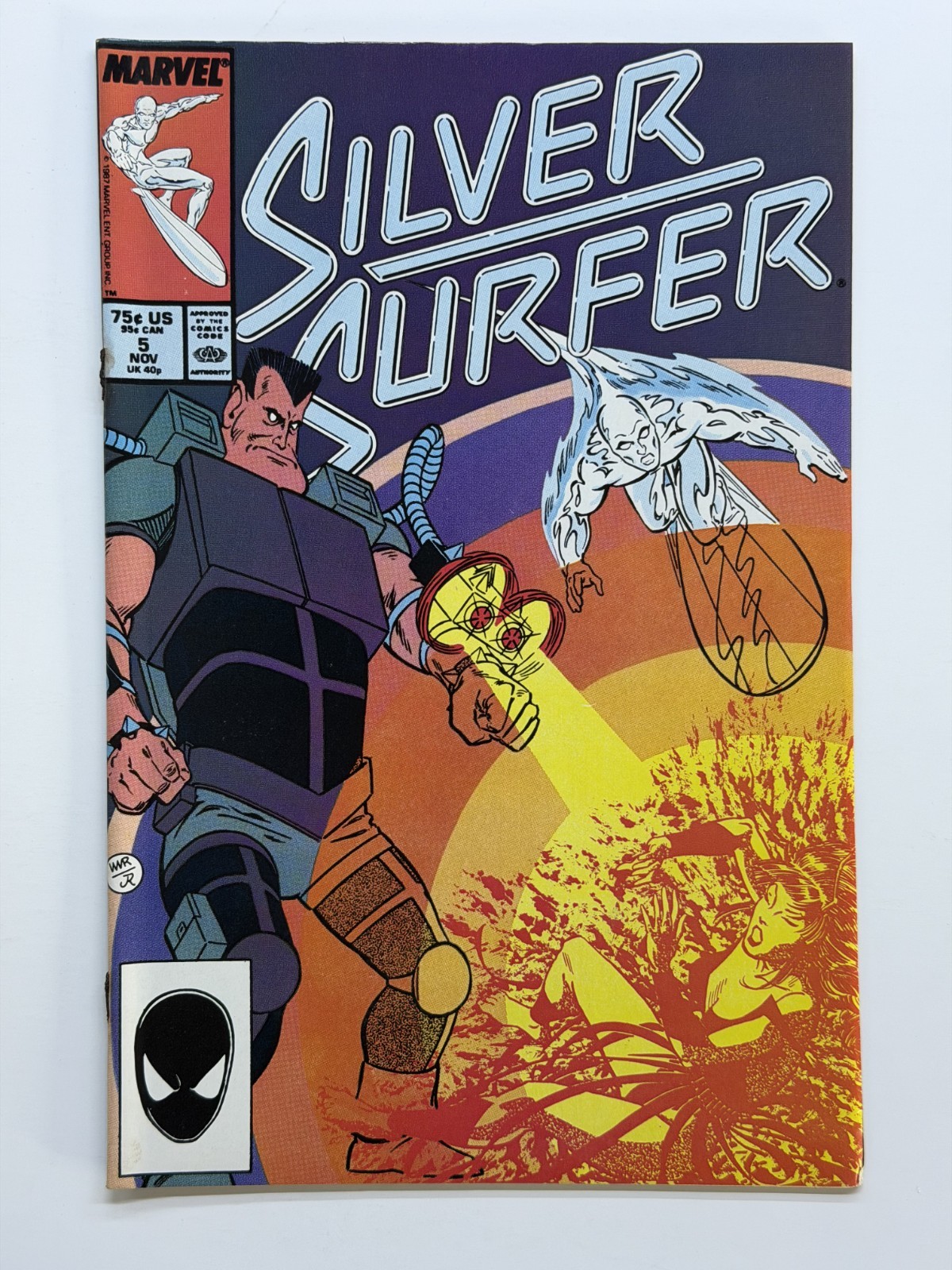 1987 Silver Surfer #5 – Volume 3 – USA – Marvel Comics – FREE SHIPPING