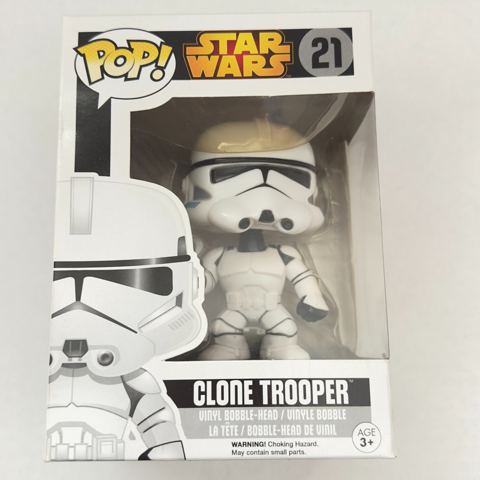 Funko POP! Star Wars Clone Trooper #21 Black Box Vinyl Bobble-Head New