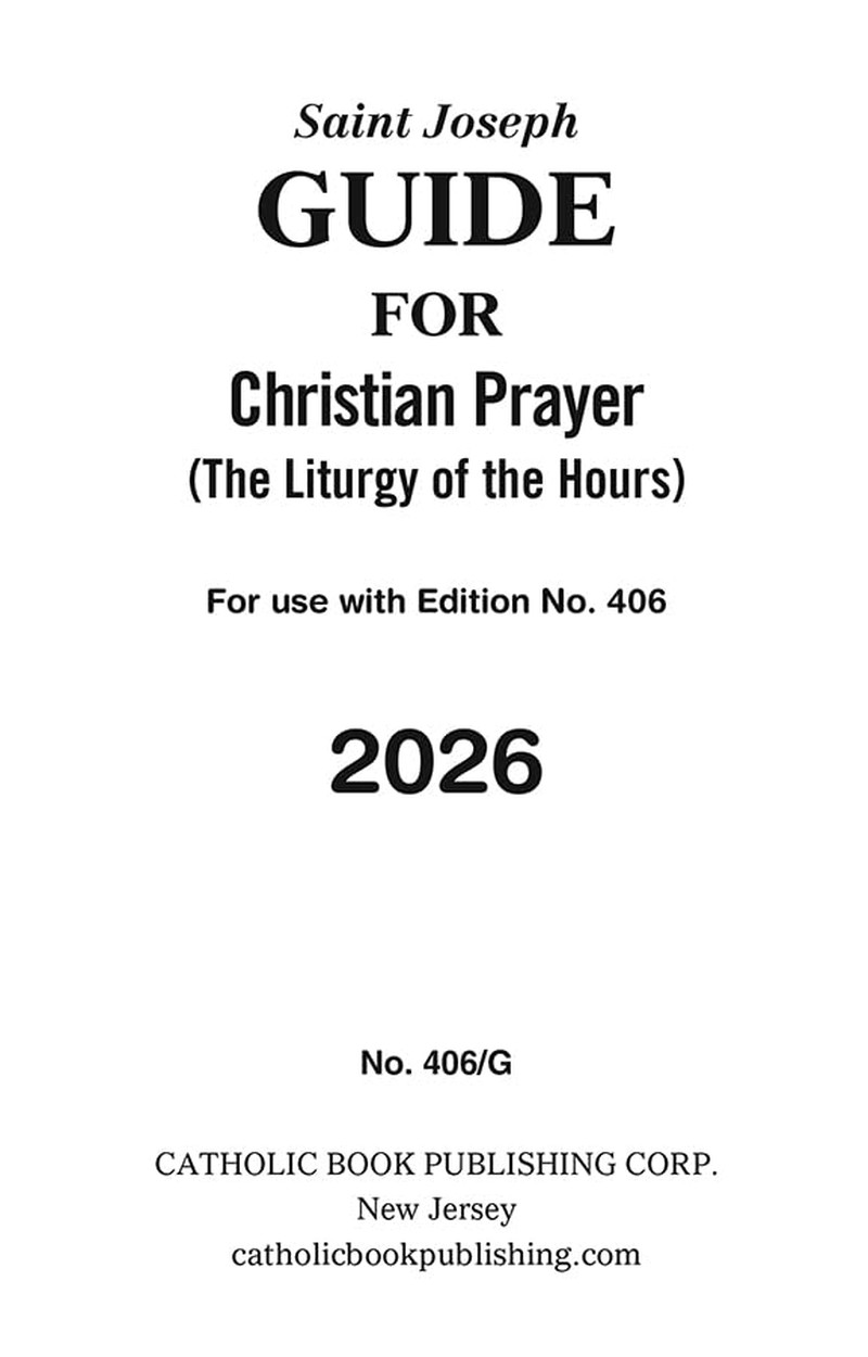 St. Joseph Guide for Christian Prayer Guide for 2026