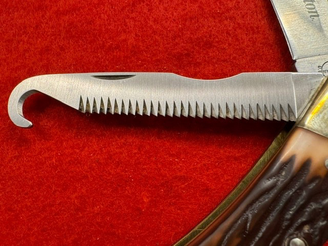 VINTAGE MINT, UNUSED, REMINGTON R3-D “BIG GAME” KNIFE, POUCH, BOXED (139)