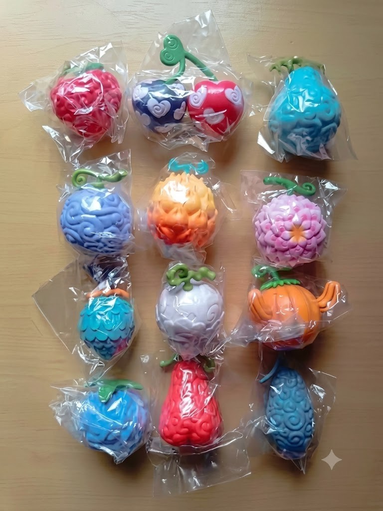 One Piece Devil Fruits 12PCS Mini Figures 2.3″ Anime Collectible Set