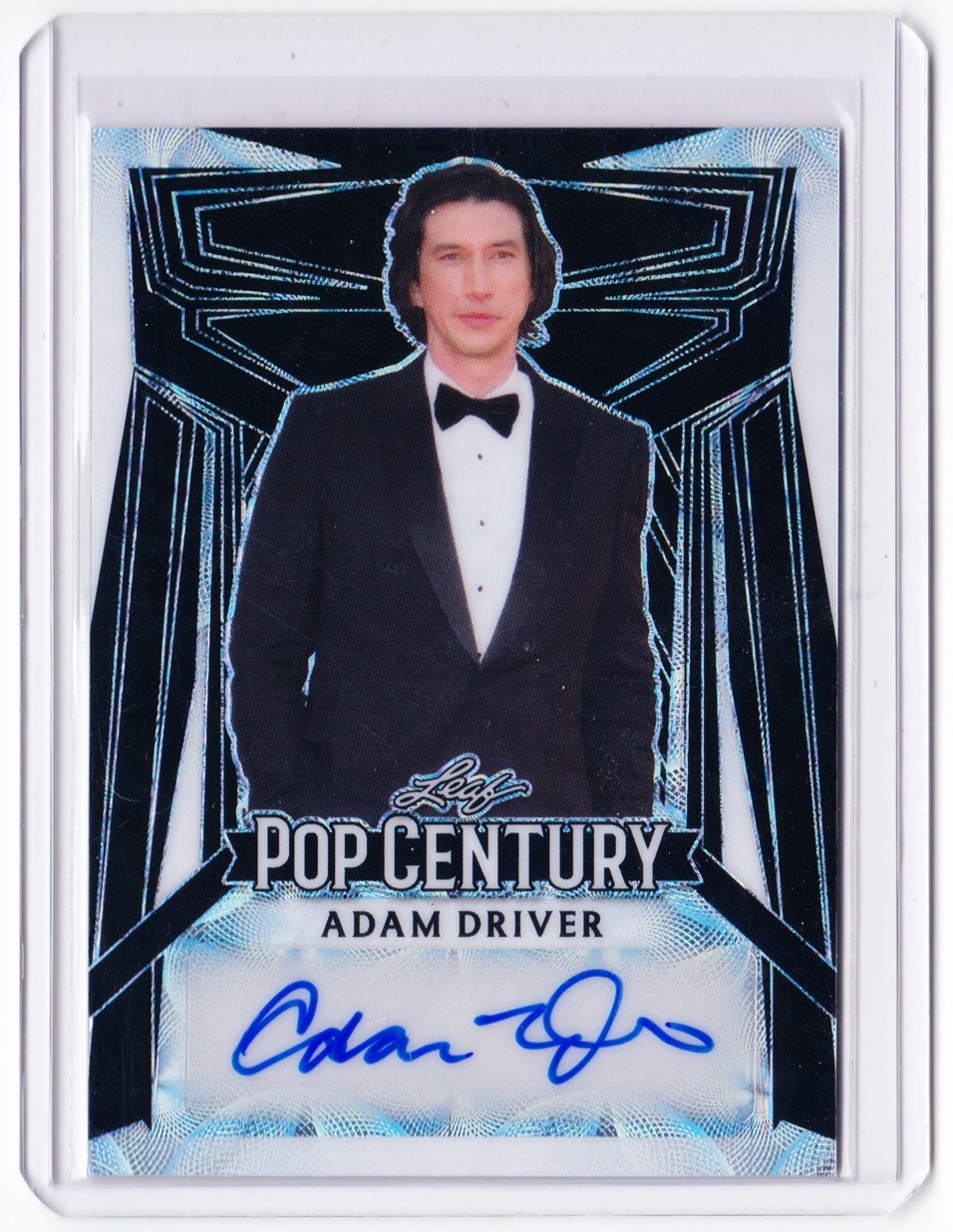 Adam Driver 2023 Leaf Metal Pop Century Auto Card 1/1 !! Star Wars Kylo Ren