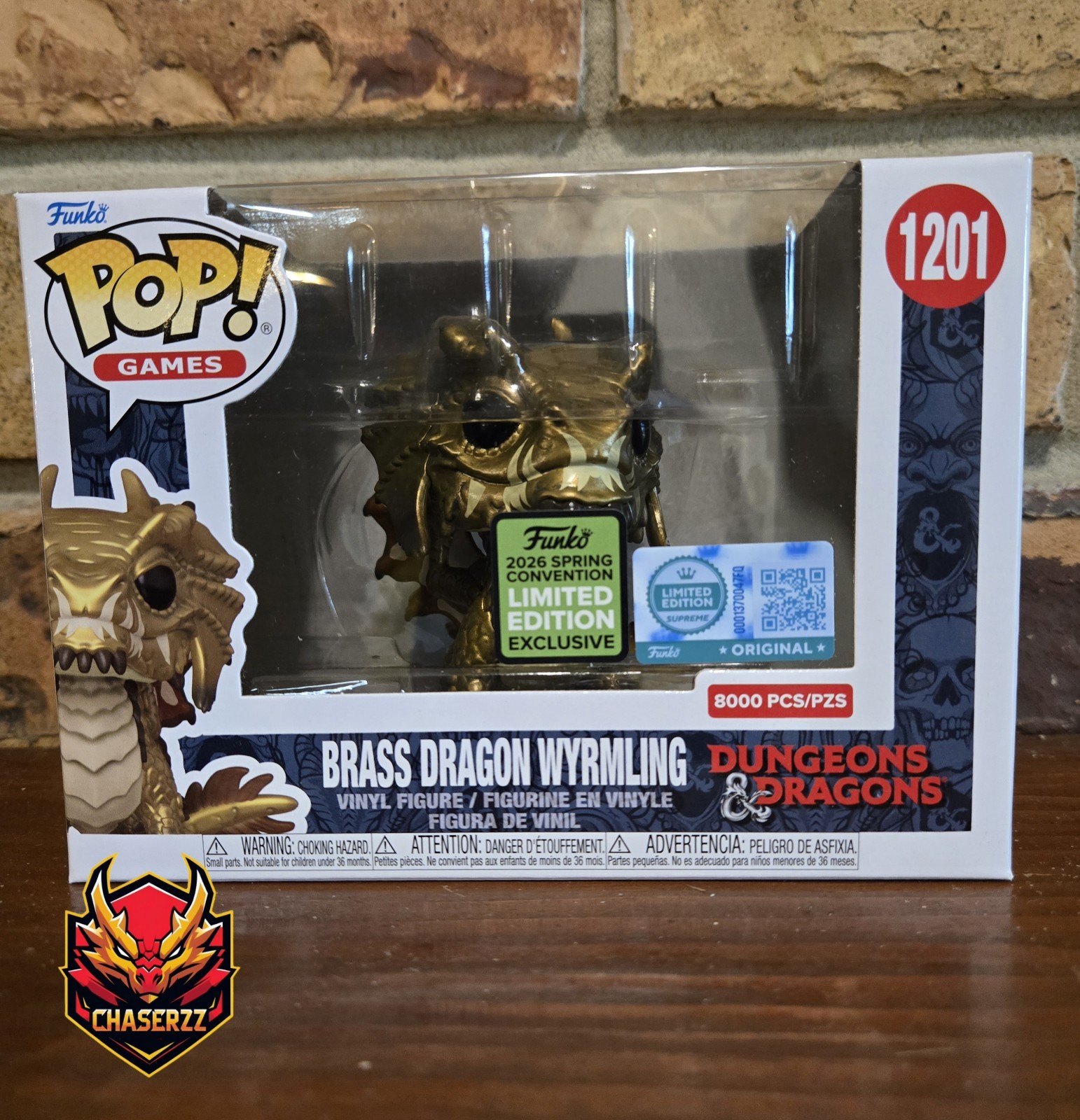 Funko Pop! Brass Dragon Wyrmling 8000 Pcs Exclusive 2026 Spring Convention