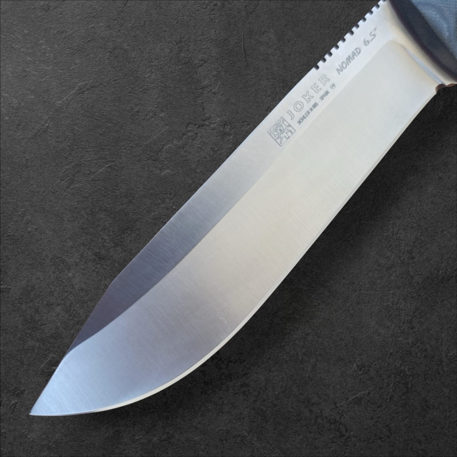 Joker Nomad 6.5 Fixed Knife 6¾″ Full Tang Bohler N695 Steel Blade Micarta Handle