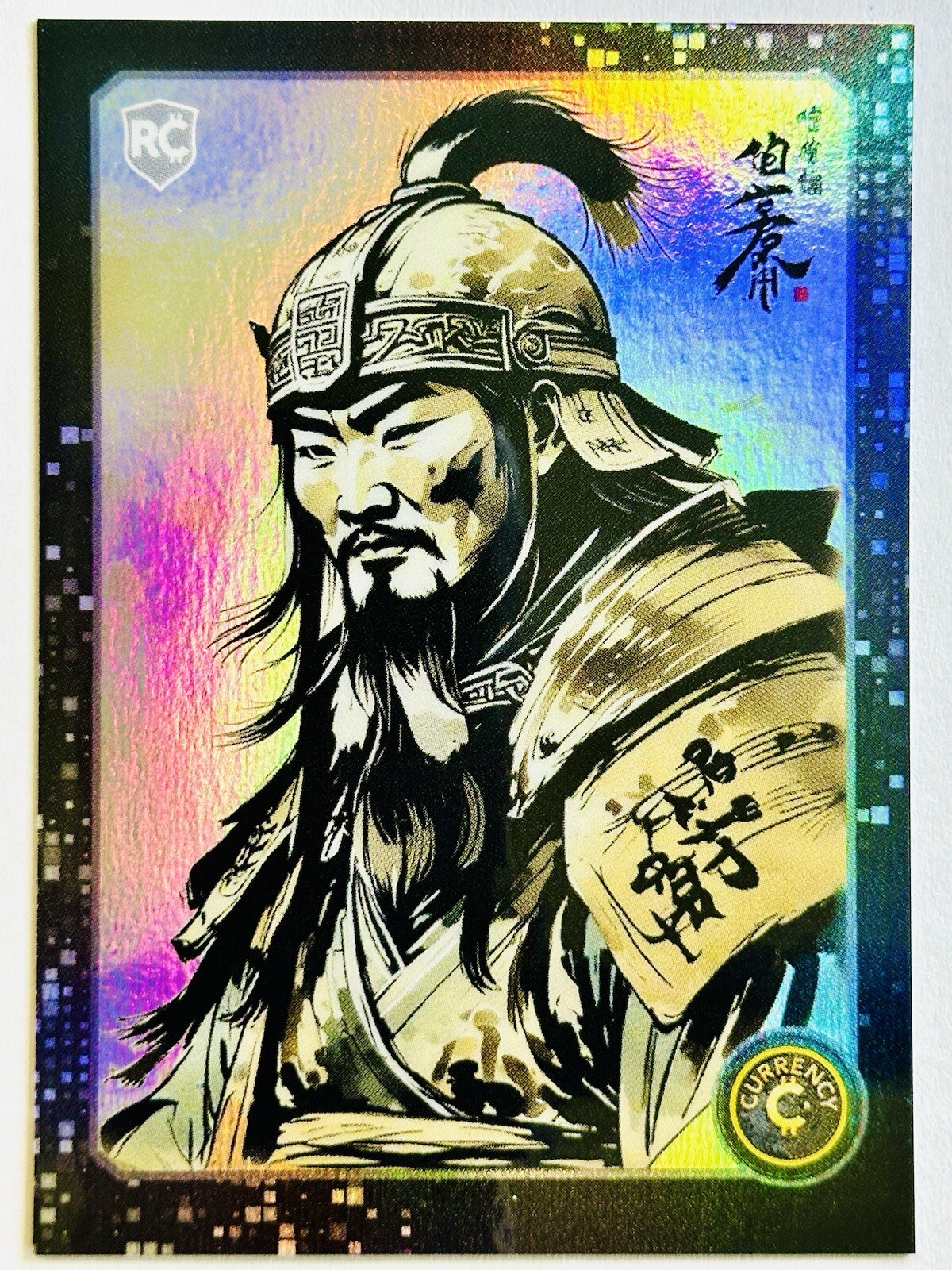 GENGHIS KAHN #45 2024 Cardsmiths Currency SERIES 3 Rainbow HoloFoil