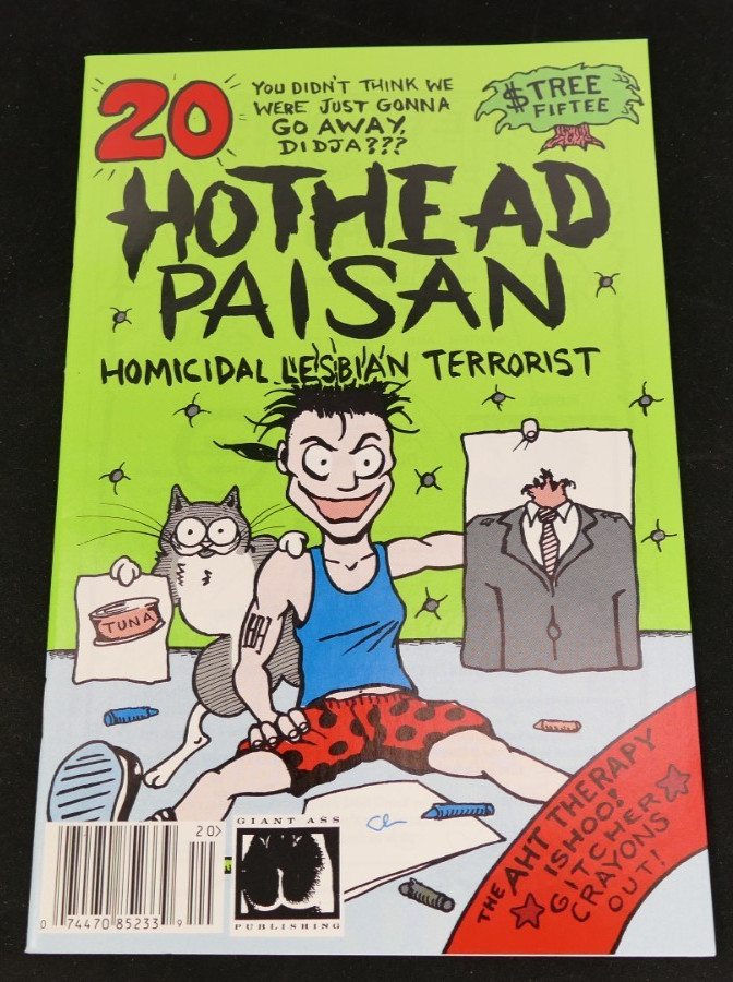 HOTHEAD PAISAN #20 Underground Comic -NEAR MINT- 1st Print RADICAL LESBIAN Comix