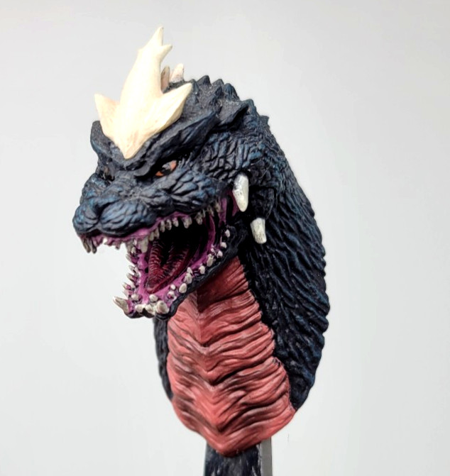 2023 BANDAI ICHIBAN KUJI SPACEGODZILLA Godzilla Monster 2″ Magnet Head