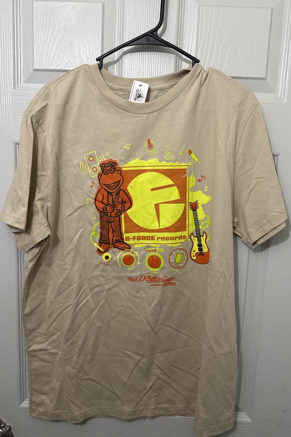 Disney Muppets Rock ‘n’ Roller Coaster 2026 Scooter G Force Adult 2XL Shirt