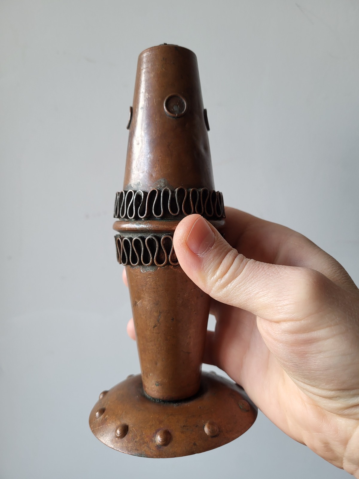 Steampunk Copper Industrial Nozzle / Decorative Object / Art Nouveau design