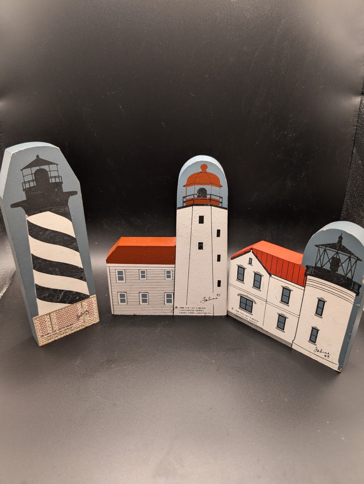 Vintage Cat’s Meow Assorted Lot 3 Buildings 1990 Nautical
