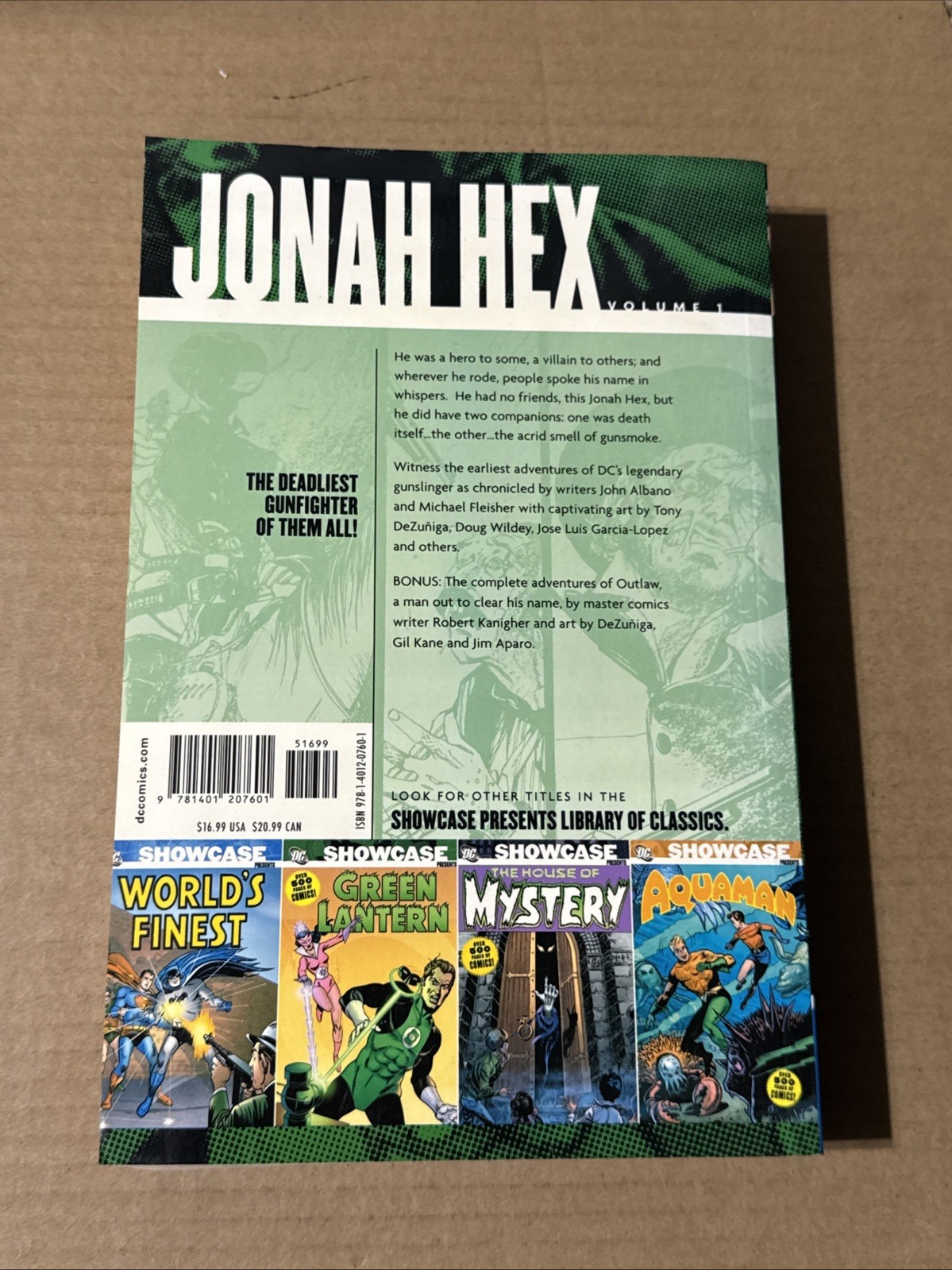 SHOWCASE PRESENTS JONAH HEX VOL 1 TRADE PAPERBACK DC 2005 ALL STAR WEIRD WESTERN