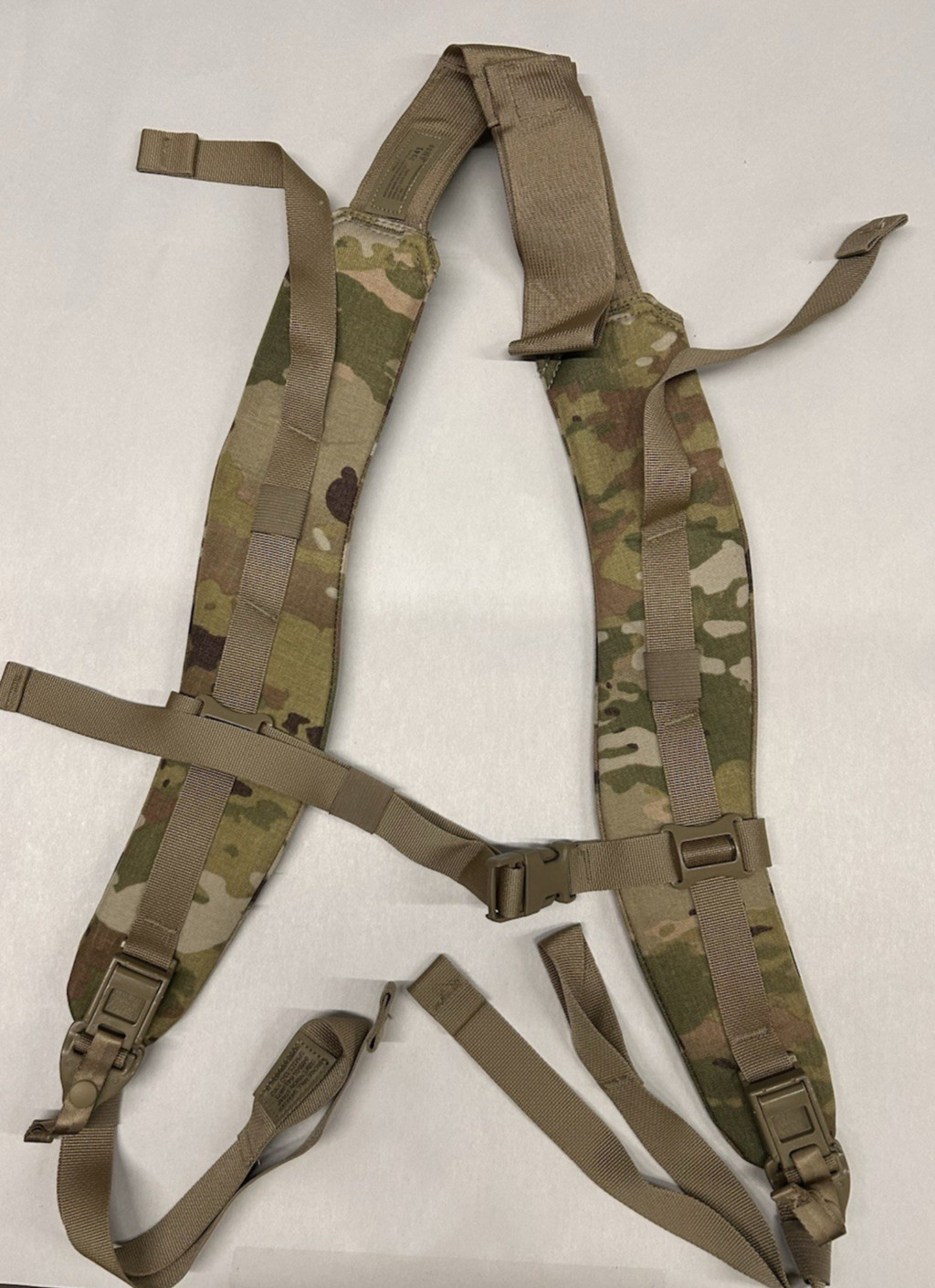MOLLE II Shoulder Straps For Medium Rucksack MULTICAM New From Original Case