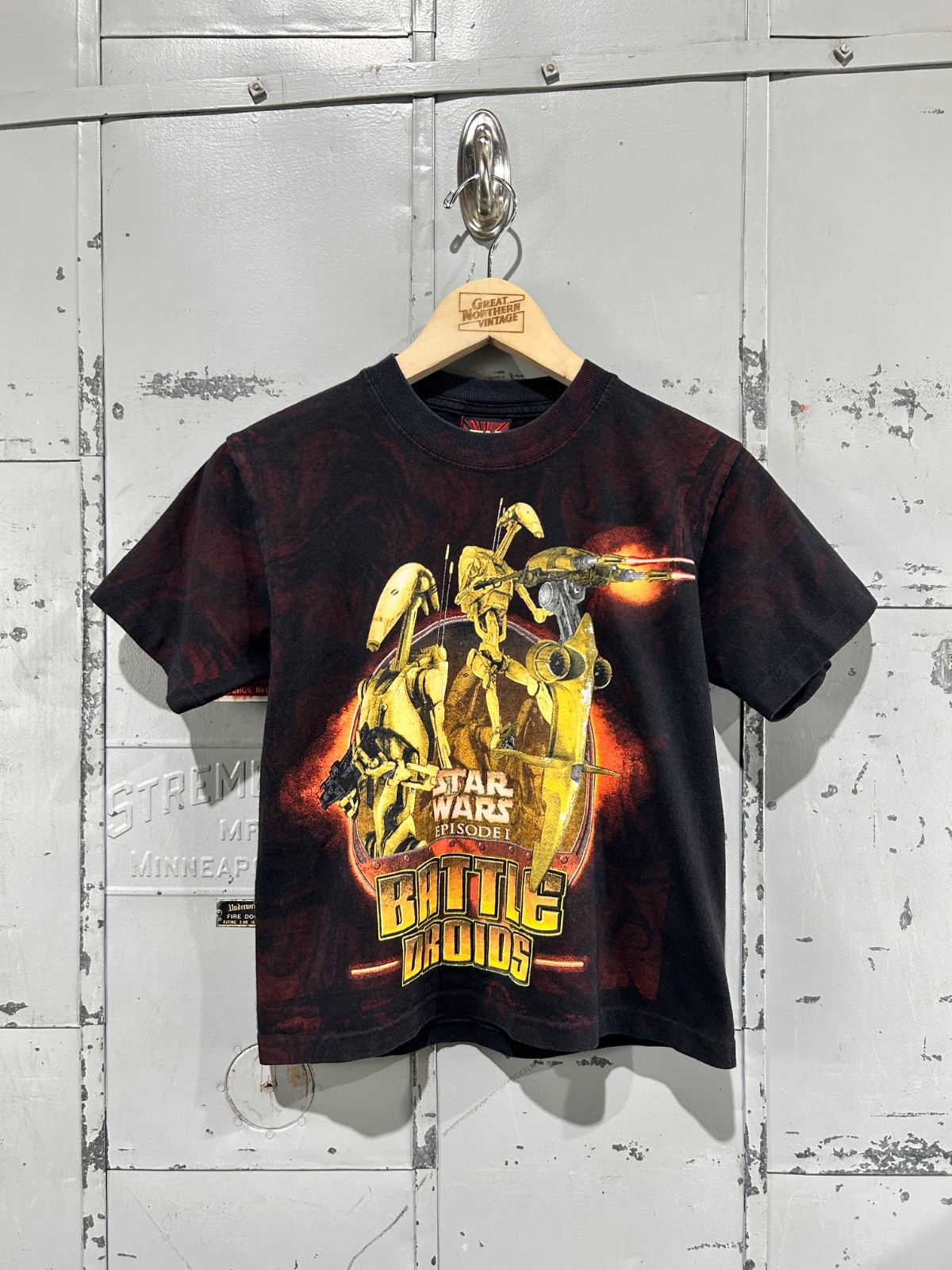 Vintage Star Wars Episode 1 Battle Droids T-Shirt Youth Kids XS