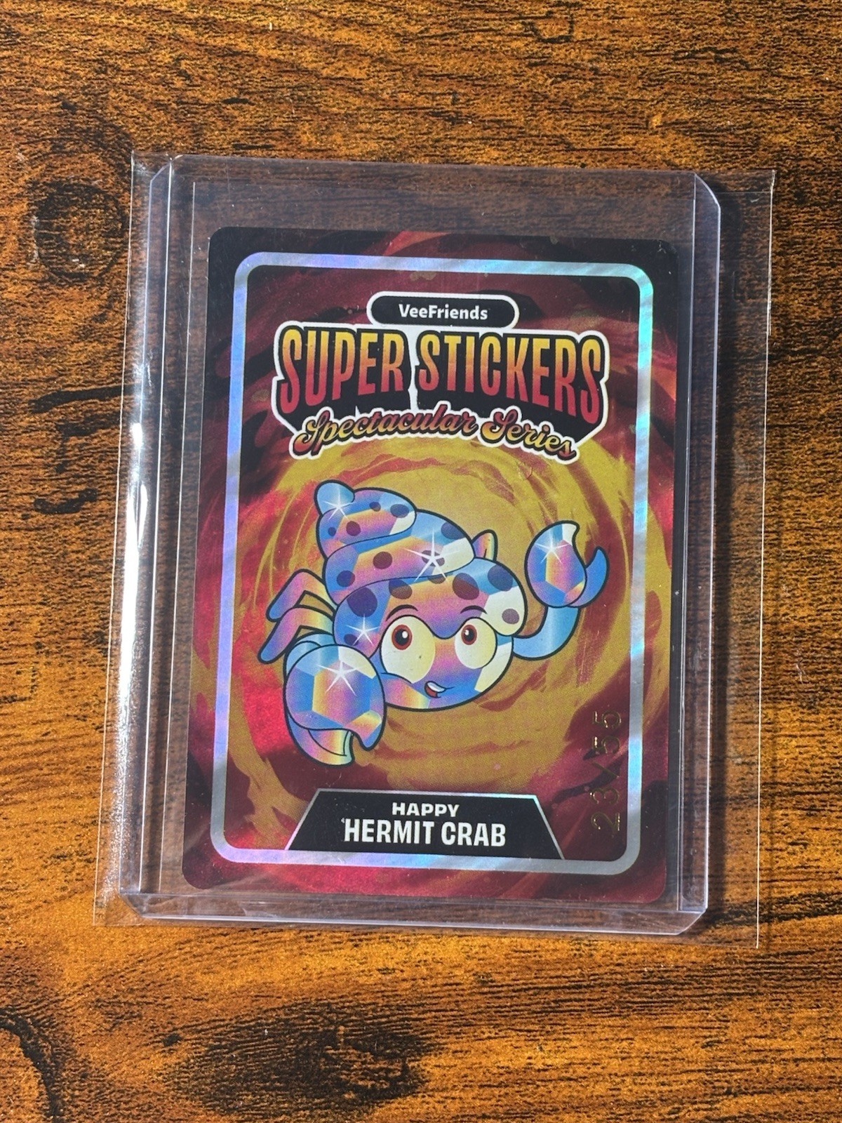 VeeFriends 2026 Happy Hermit Crab 22/55 Holo On Lava Spectacular Series ￼