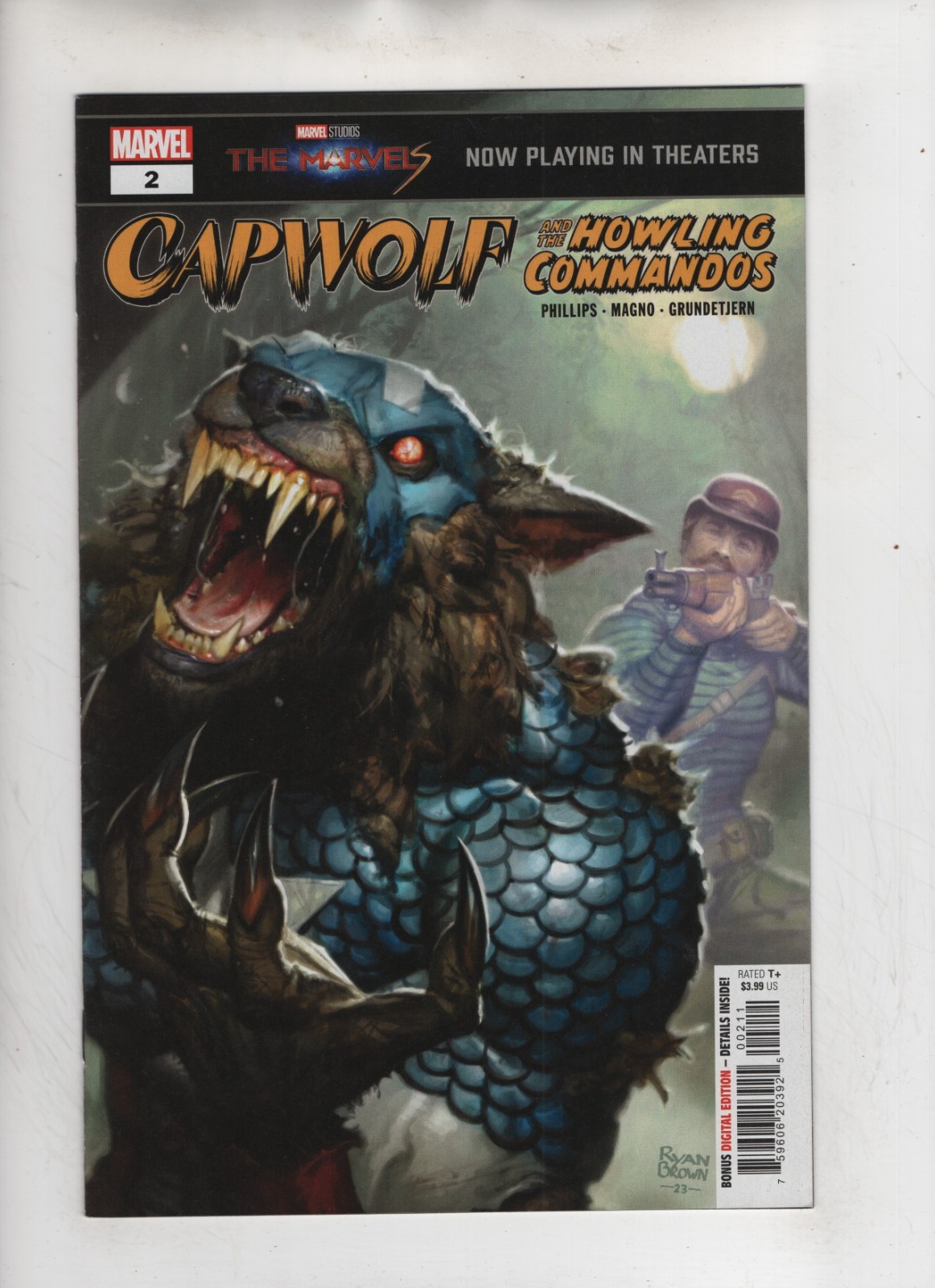 Capwolf and The Howling Commandos Issue #2 Comic Book. Stephanie Phillips. 2024