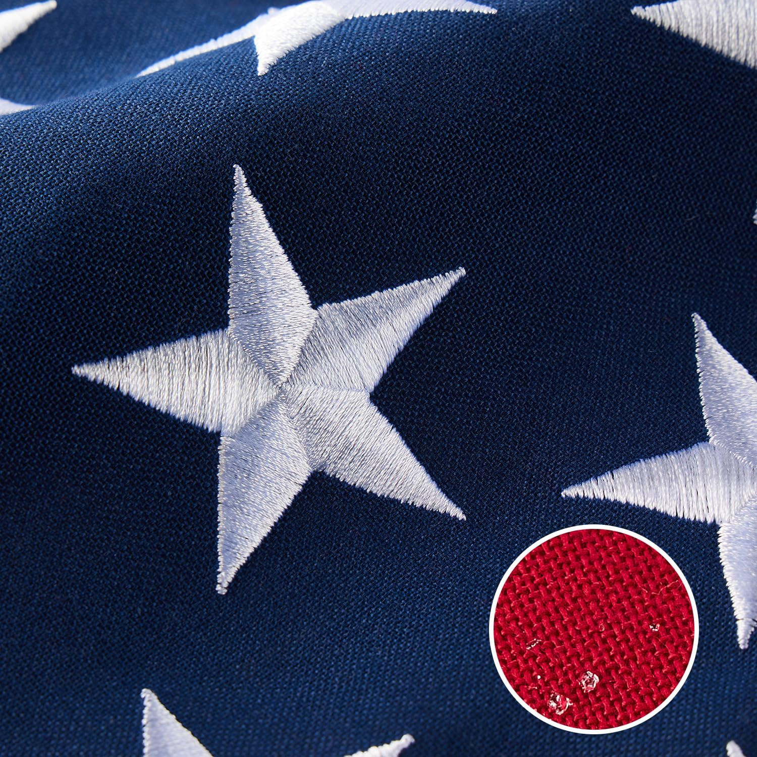 American Flag 10X15 Ft Heavy Duty Tearproof Series, All Weather High Wind US Fla