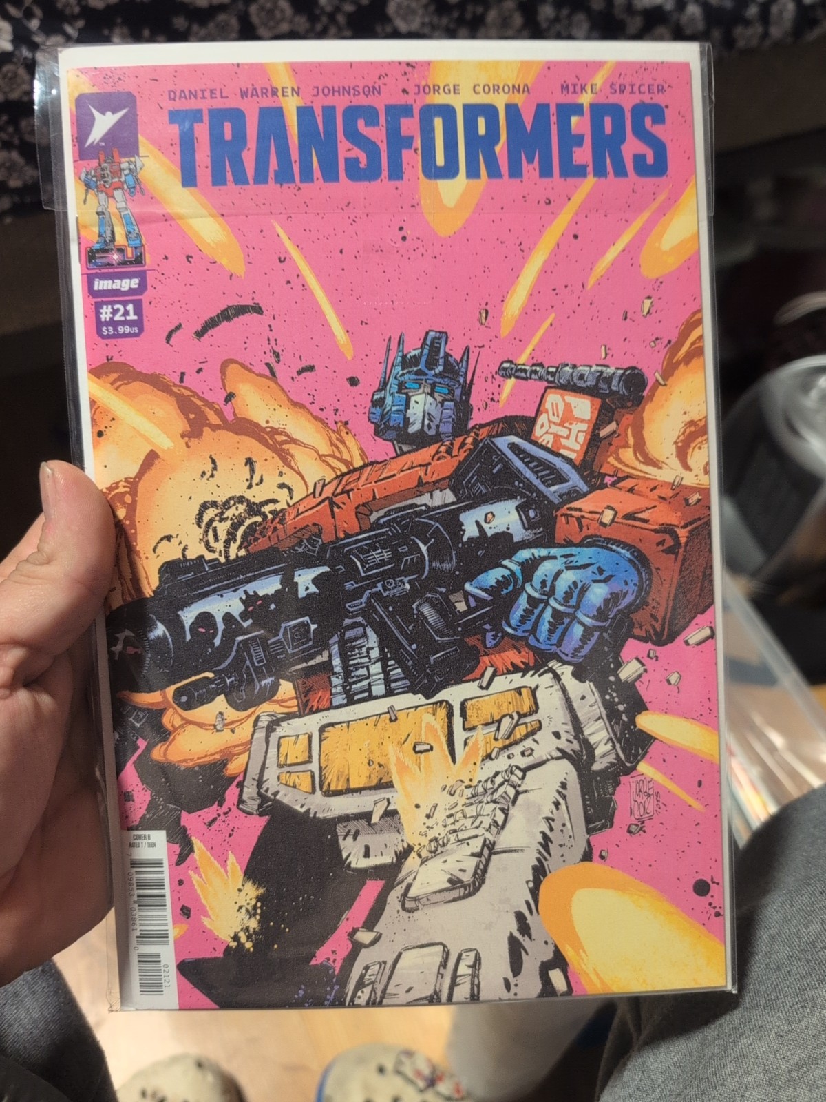 TRANSFORMERS #21 06/11/2025 NM-/VF+ CVR B VARIANT IMAGE COMICS