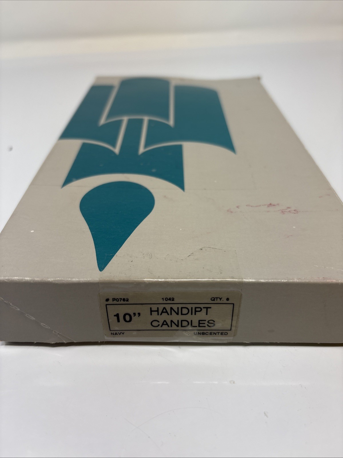 5 PartyLite Candles Handipt 10″ Unscented Taper Navy