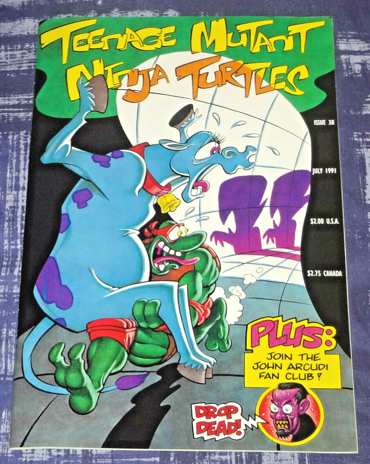 1991 MIRAGE STUDIOS VOL 1 TEENAGE MUTANT NINJA TURTLES #38 VF/NM TMNT COMIC BOOK