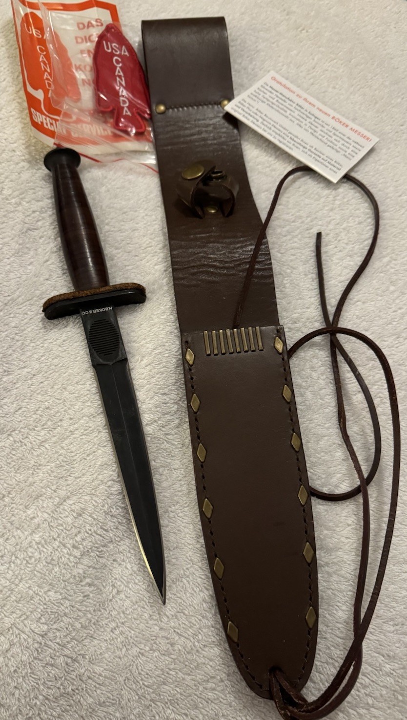 Böker Plus V-42 Devil’s Brigade Replica 7″ Military Dagger 02BO1942