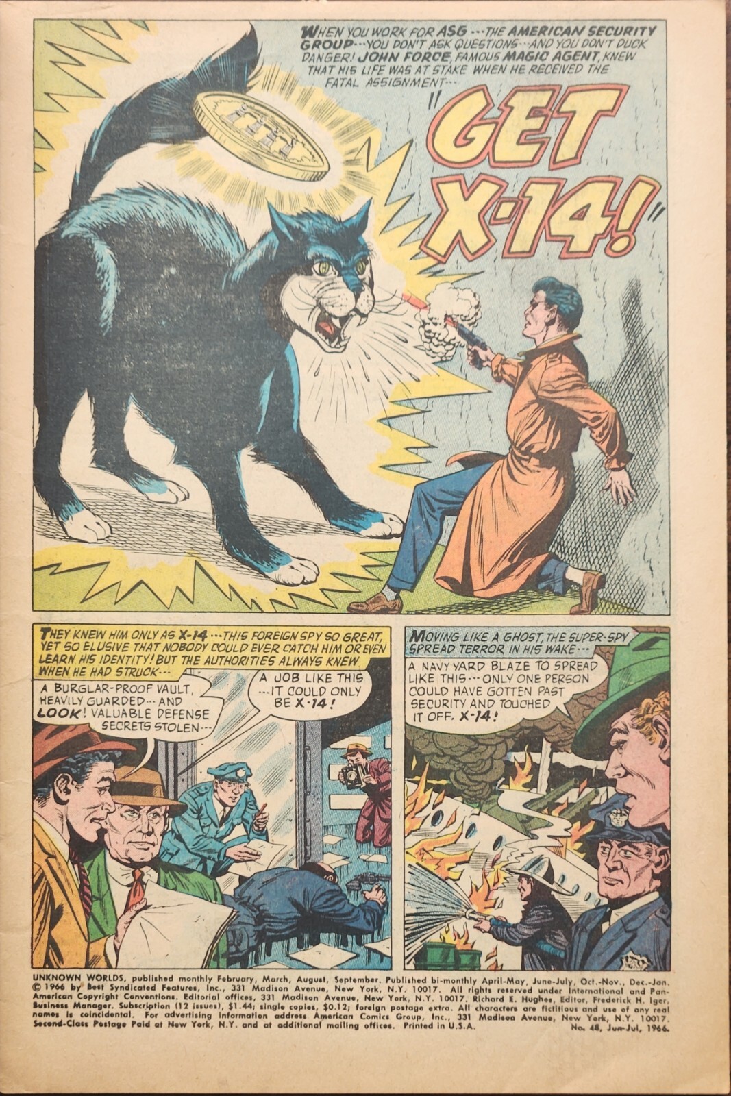 Unknown Worlds #47 & 48 (American Comics Group 1966) See Pictures For Condition