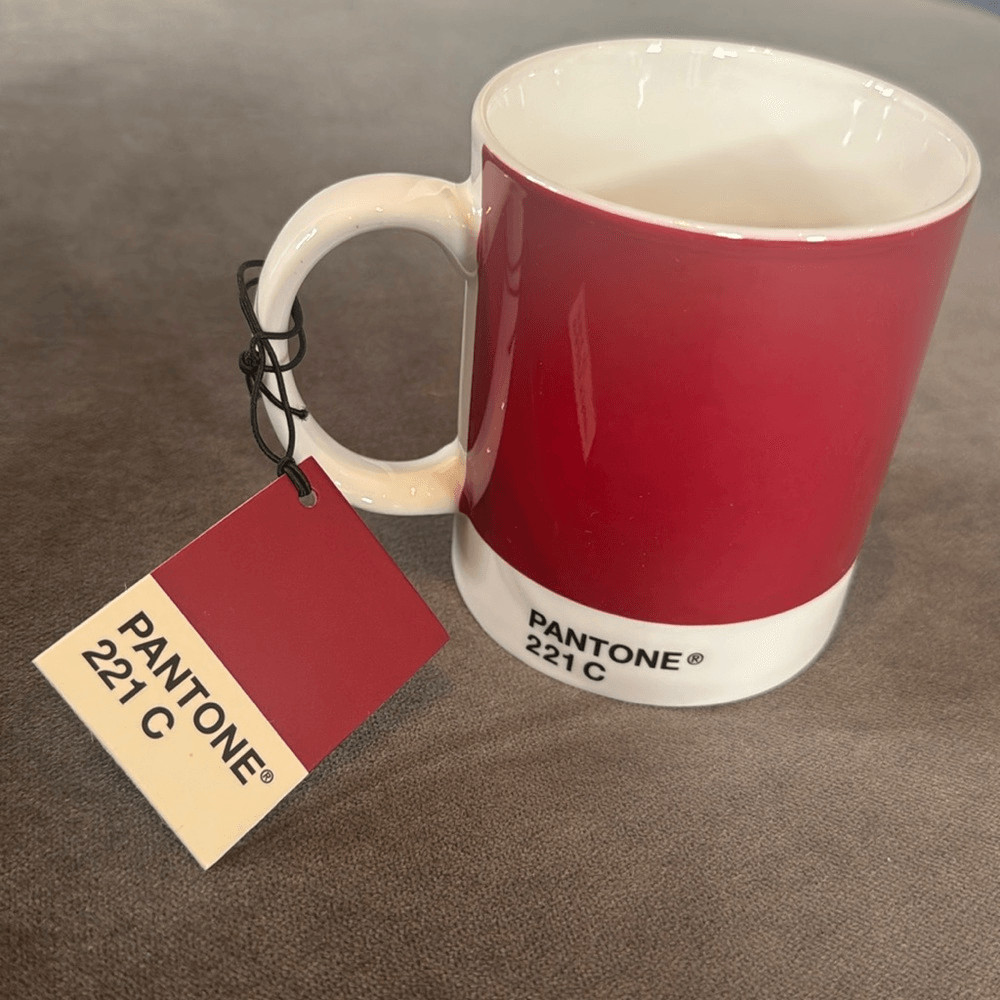 Pantone 221 C Coffee Mug Whitbread Wilkinson Fine China NEW with Tags