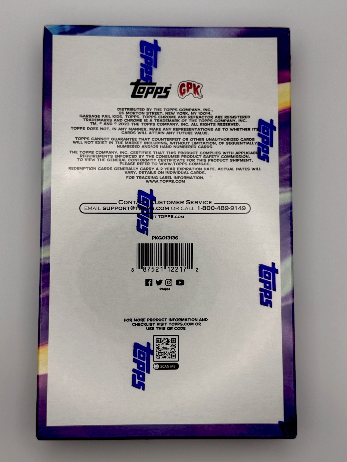 2023 Topps Garbage Pail Kids Chrome Original Series 6 Factory Sealed Hobby Box