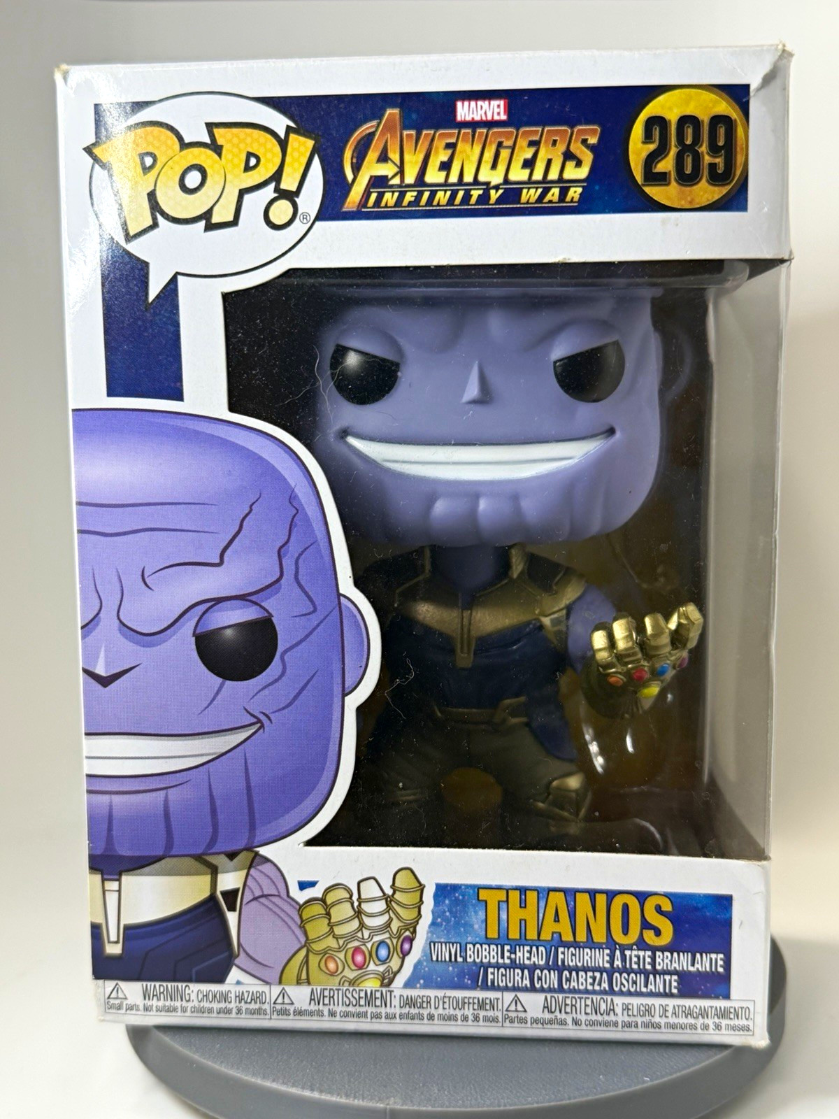 Funko Pop! Vinyl: Marvel Avengers Infinity War – Thanos Bobble-Head #289
