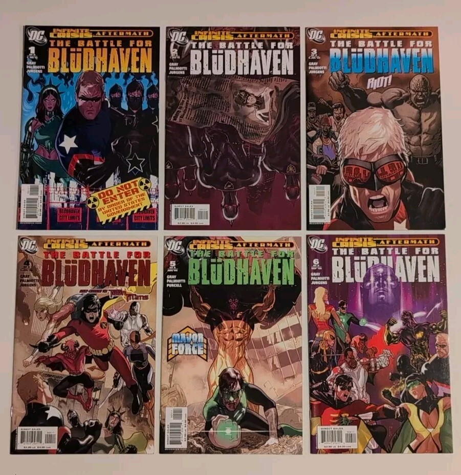 The Battle for Bludhaven #1-6 Complete Series Infinite Crisis Aftermath DC 2006