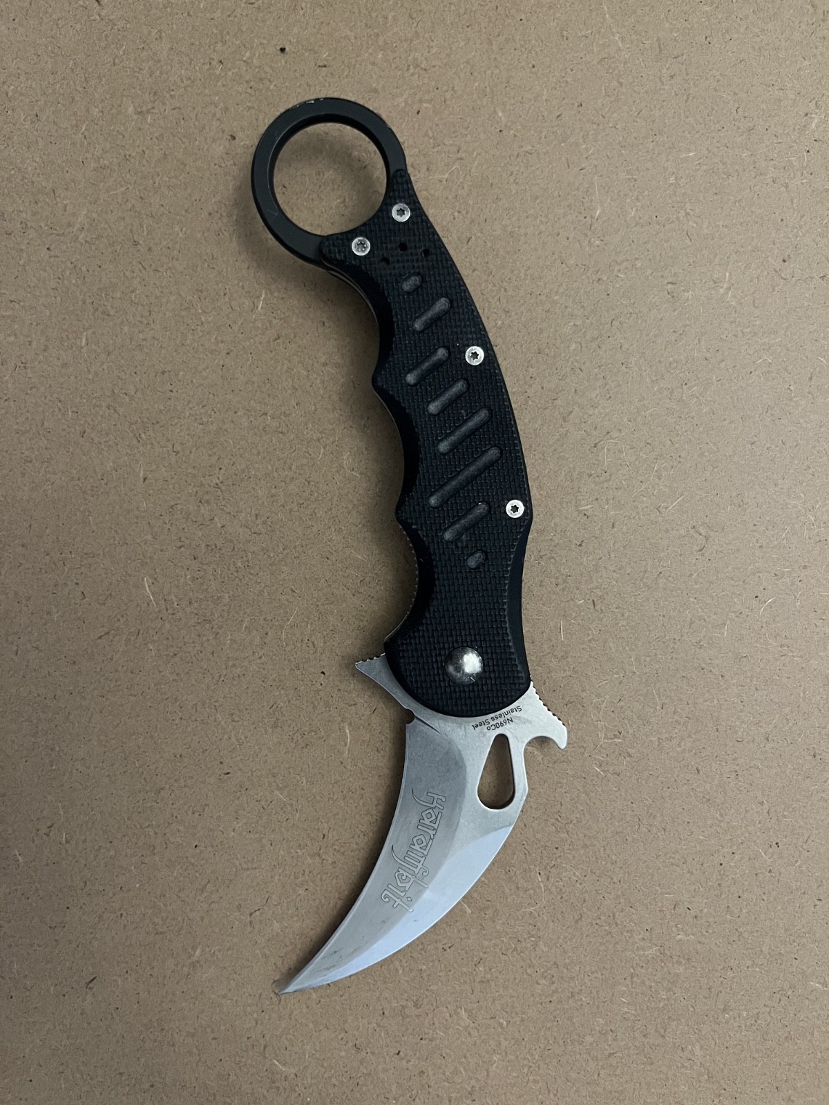 Fox Knives Karambit, Black N690, G10 FX-479