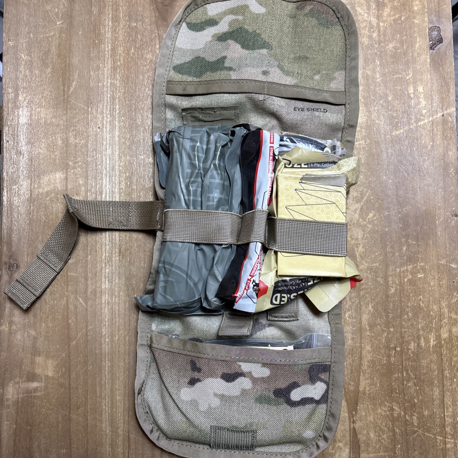 USGI OCP IFAK II INDIVIDUAL FIRST AID KIT W/INSERT