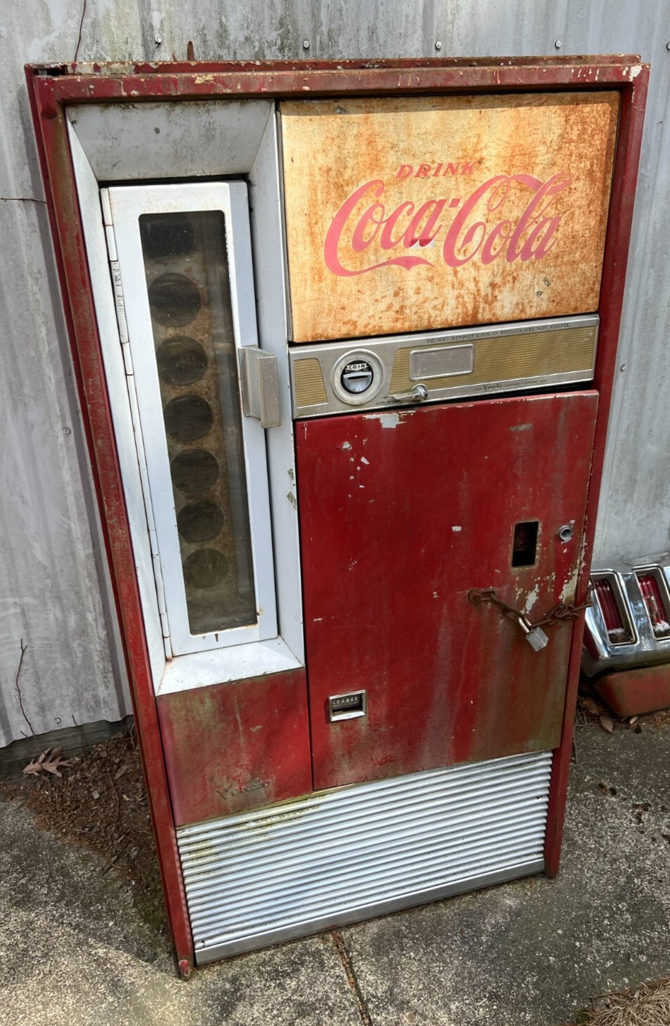 Coca Cola Vendo H63A unrestored non-working