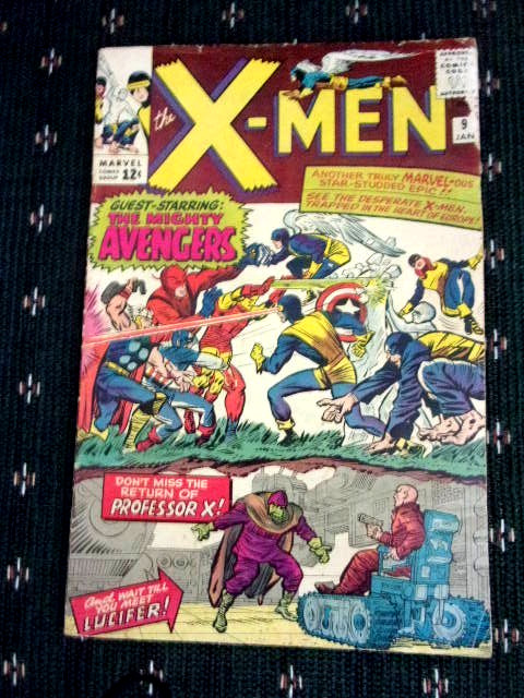 X-Men #9 1965 w/Avengers Jack Kirby artwork Very good condition for the price