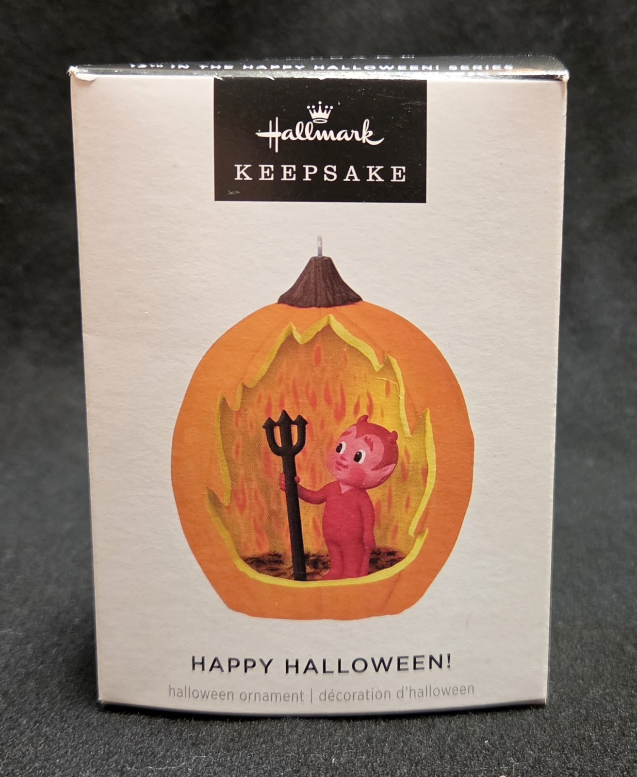 New 13th HAPPY HALLOWEEN Hallmark Keepsake Ornament 2025 Devil In Pumpkin