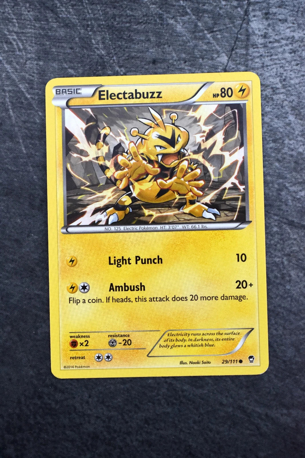 Pokemon TCG – Electabuzz 29/111 – Furious Fists – Common
