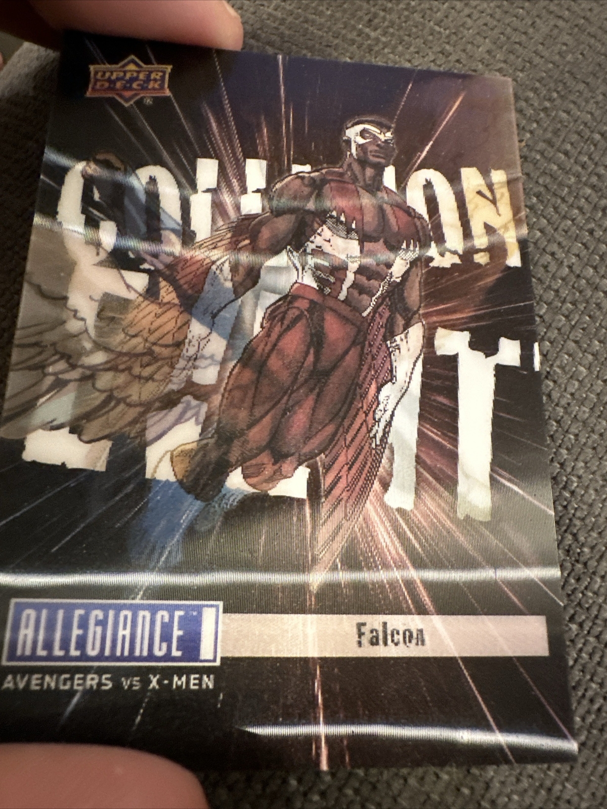2023 UD ALLEGIANCE Avengers vs X-Men Collision Event Falcon Mimic #CE22