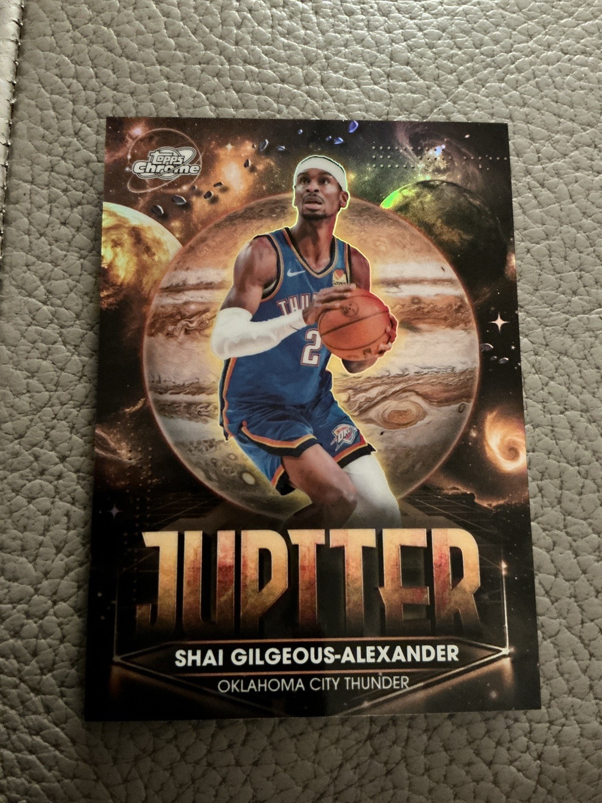 2025 Topps Cosmic Chrome Shai Gilgeous-Alexander Jupiter Planetary Pursuit SSP