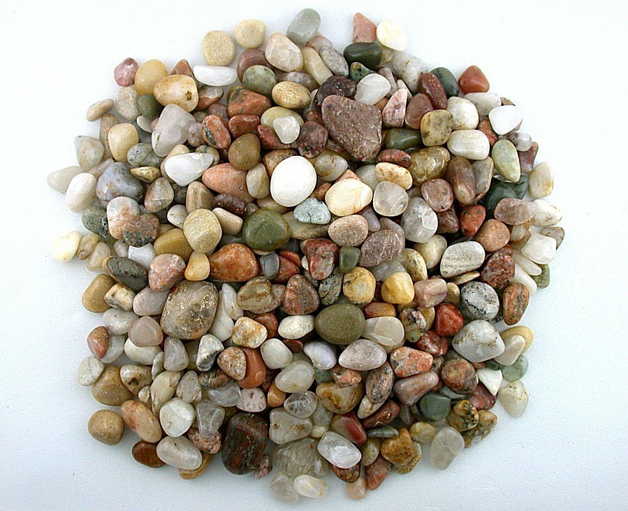 1/2 Pound Assorted 1/4 to 3/4 Inch Tiny Jasper Agate Tumble Polish Polished Gem