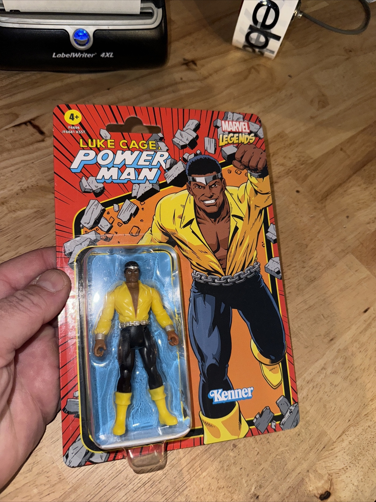 Luke Cage Power Man Super Hero Marvel Comic Legend Toy Figure Kenner Hasbro GIFT