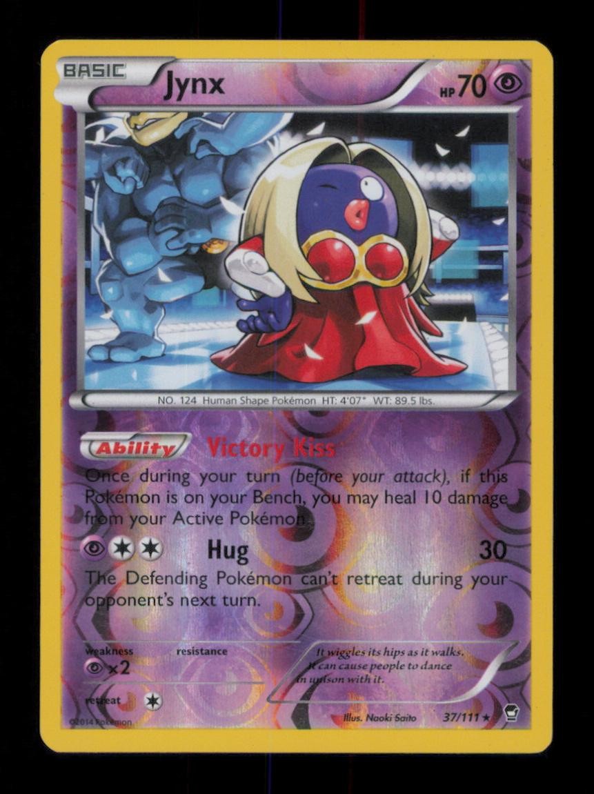 REVERSE HOLO JYNX RARE 37/111 LP POKEMON