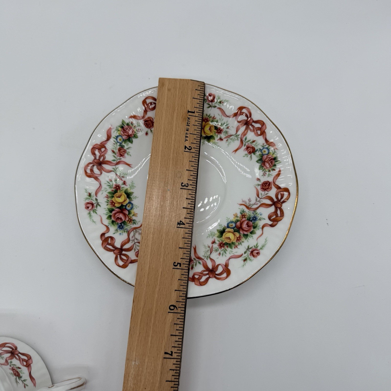 Vintage Mother’s Day Gift – Queen’s Rosina Fine Bone China Tea Cup & Saucer Set