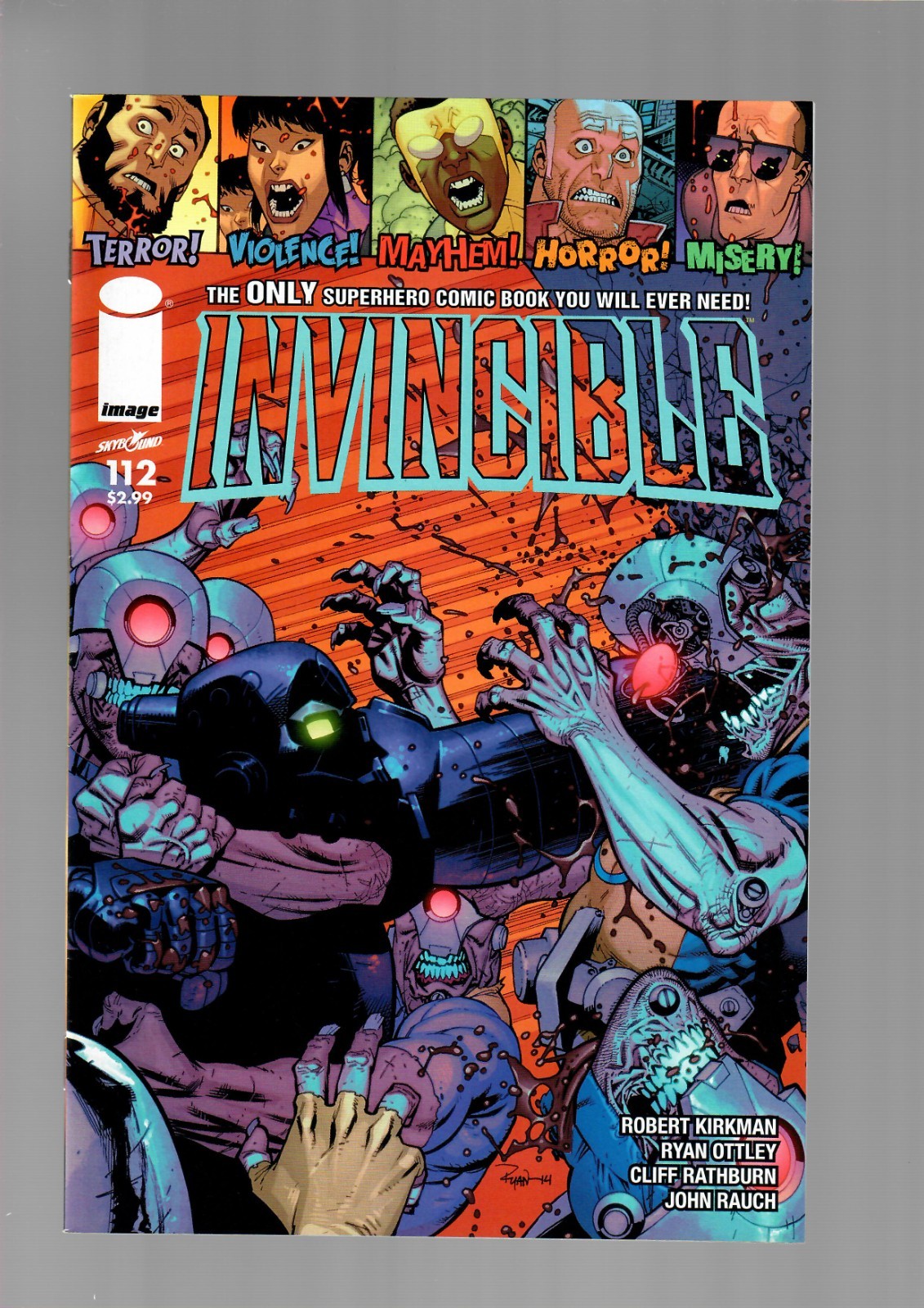 Invincible #112 NM 9.4 1st Print Image 2014 Kirkman Ottley Rathburn Rauch