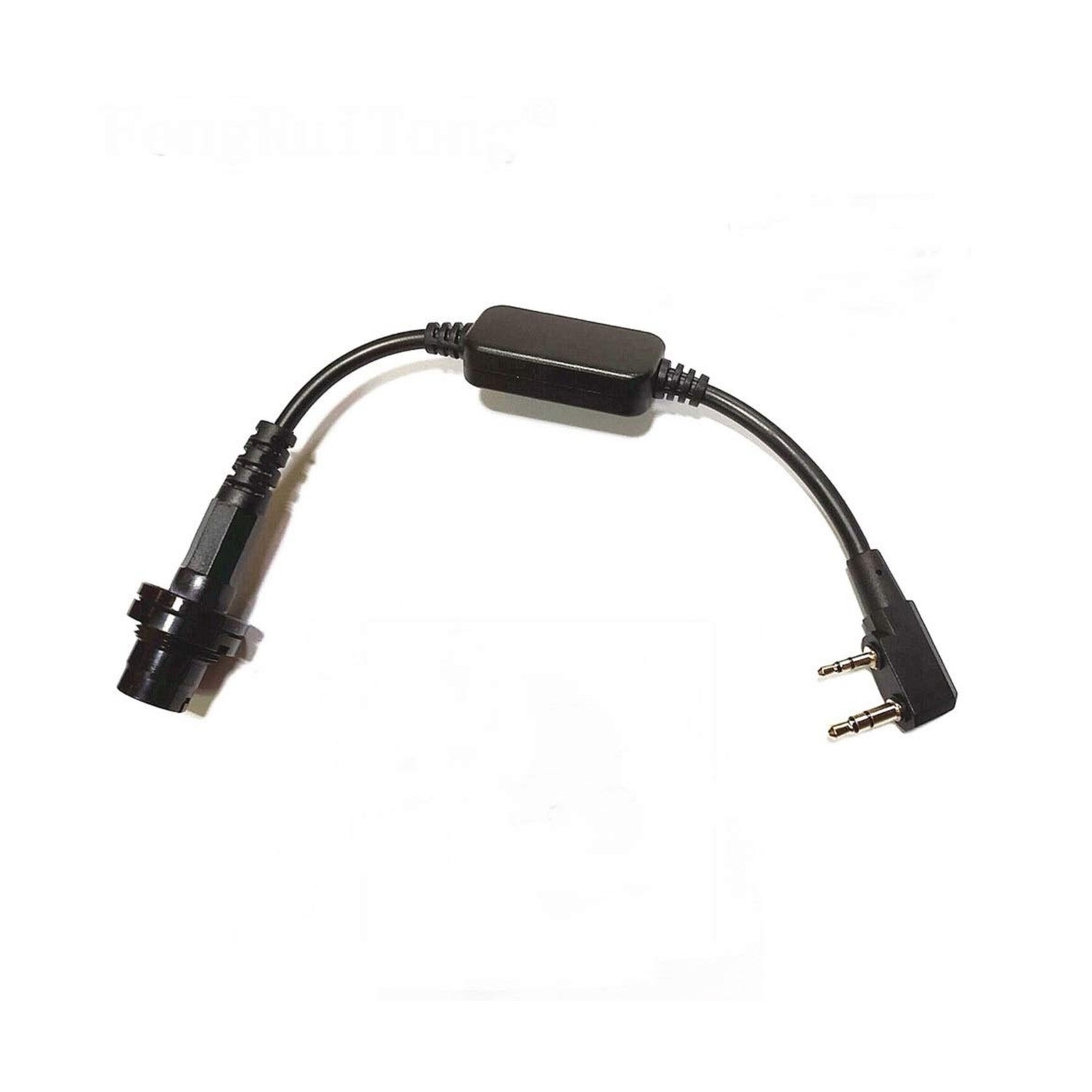 Amplified 6-Pin Radio PTT Adapter Cable Compatible with Baofeng UV-5R, UV-82,…