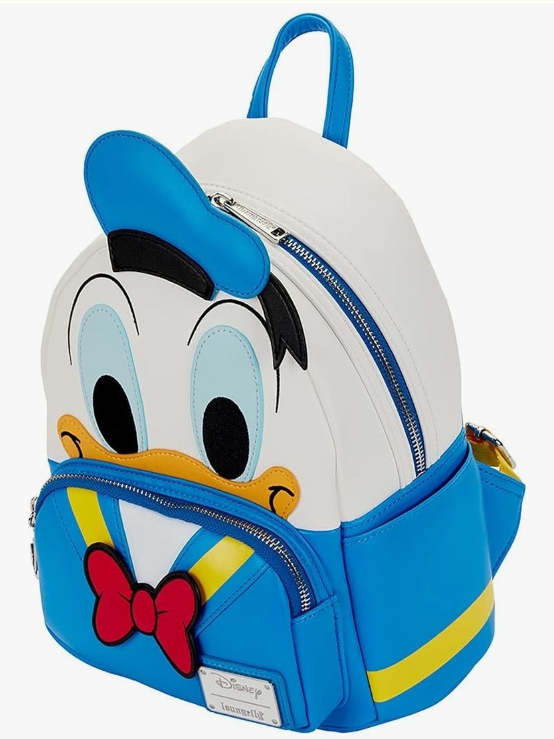 Loungefly Disney Donald Duck Blue White Yellow Red Black Mini Backpack
