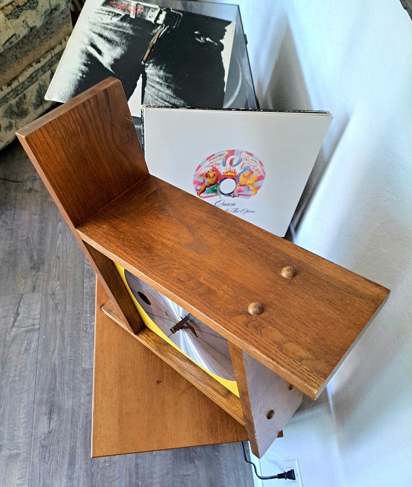 VTG Elgin MCM “Windmill” Desk/Wall Clock, 1960s/70s Collectible Home Decor