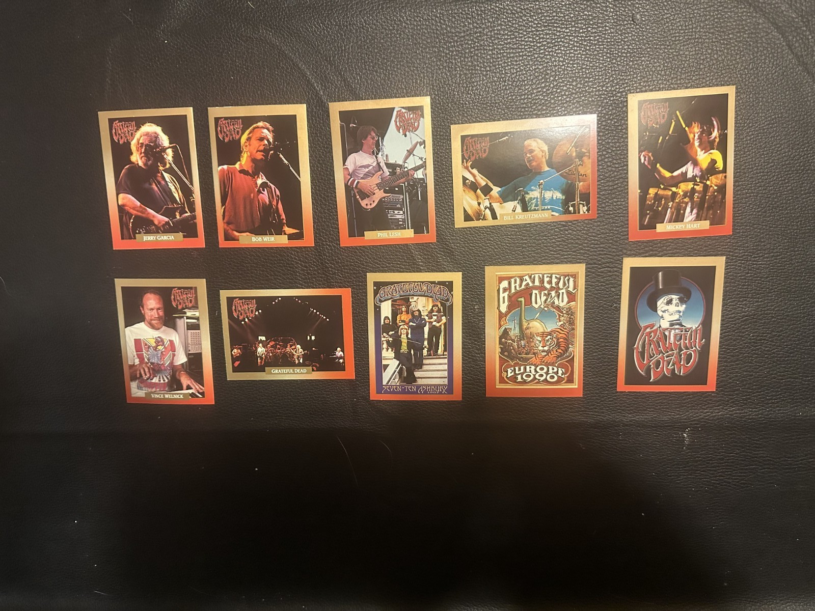 1991 BROCKUM ROCKCARDS – Set of 10 Grateful Dead Chase Cards